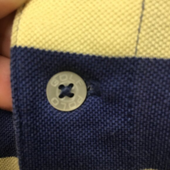 Vintage Polo Golf Ralph Lauren Striped Polo XXL - Picture 10 of 10